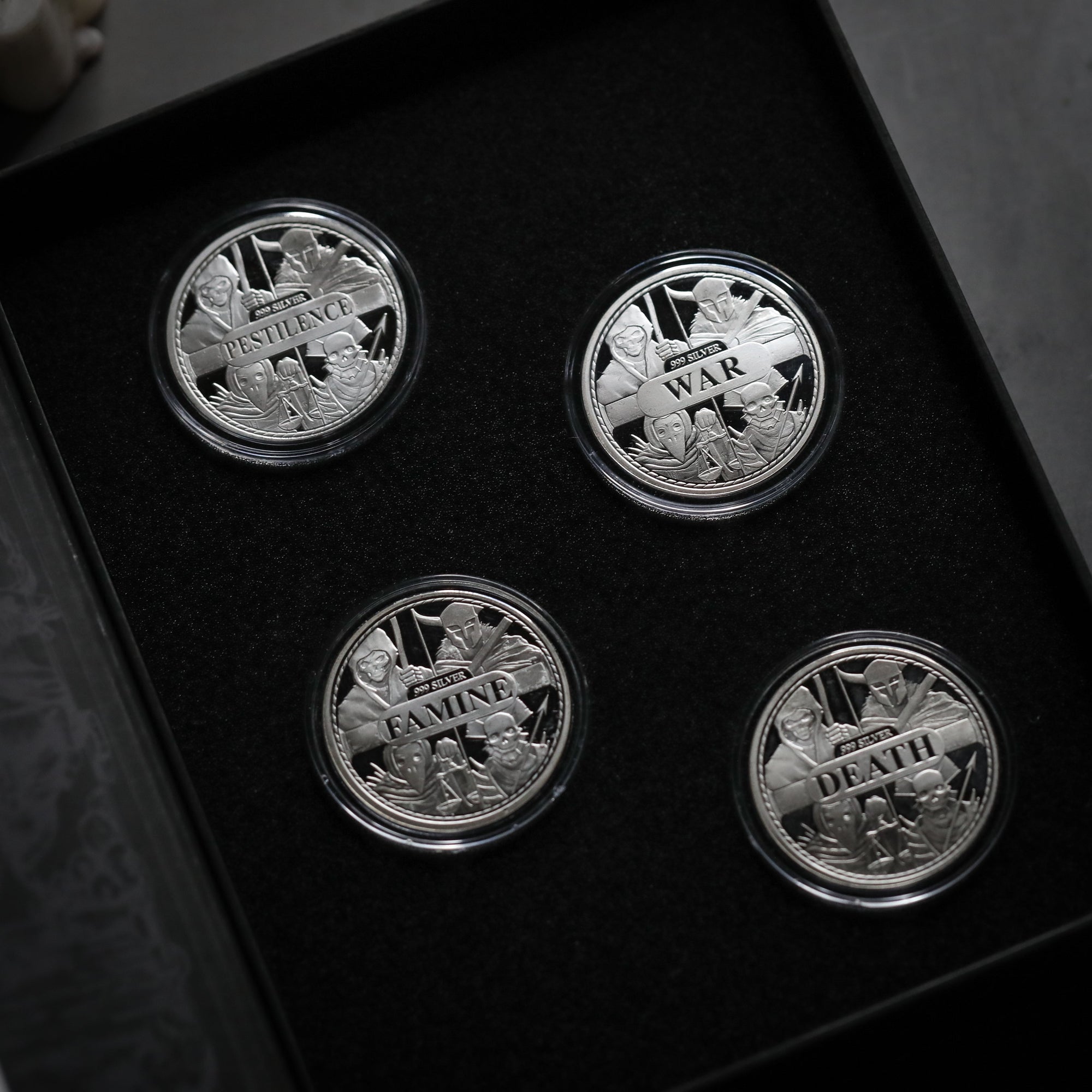 .999 Silver - Limted Edition Four Horsemen Set Coin Ironsmith® 