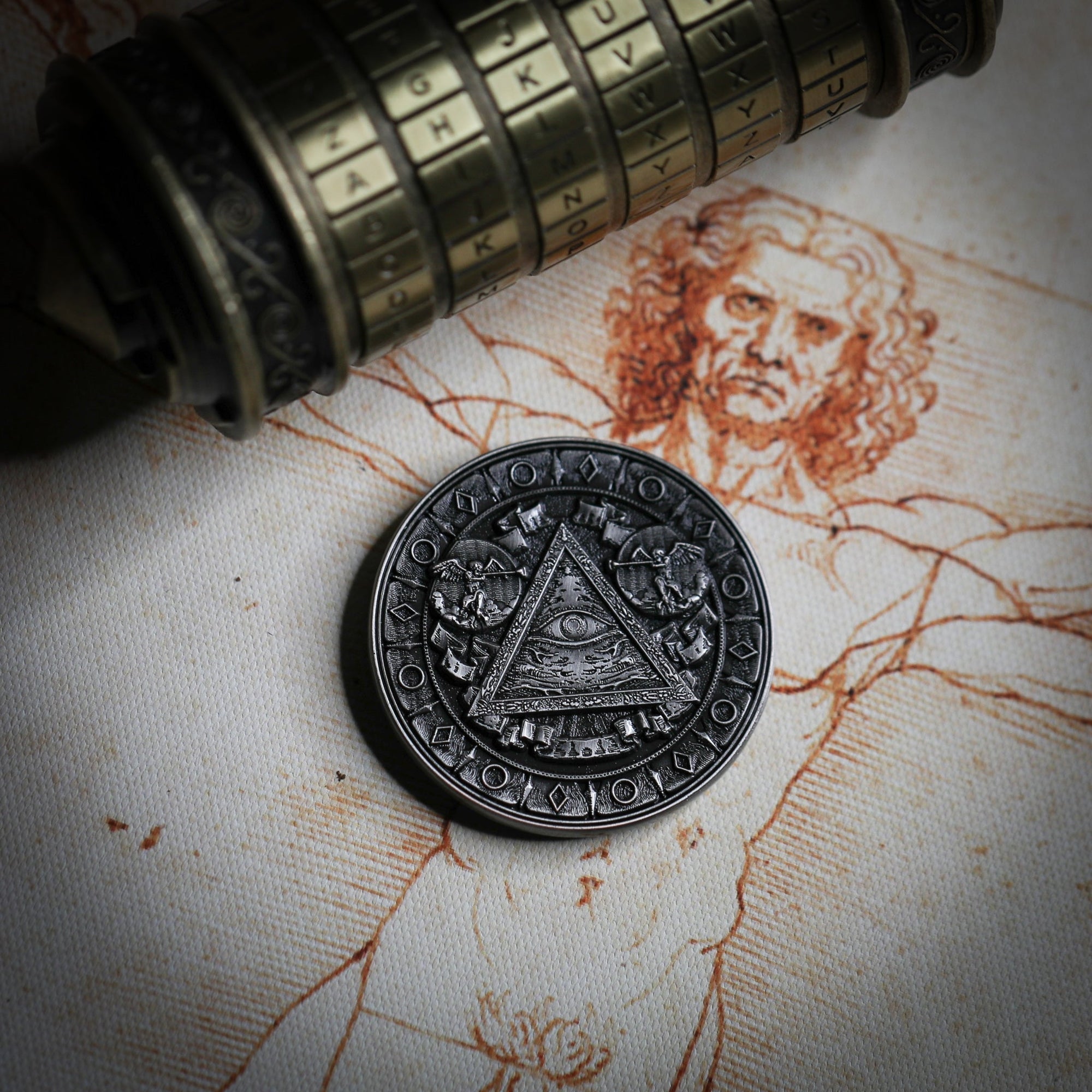 Truth &amp; Lies Coin Challenge Coin Ironsmith® 