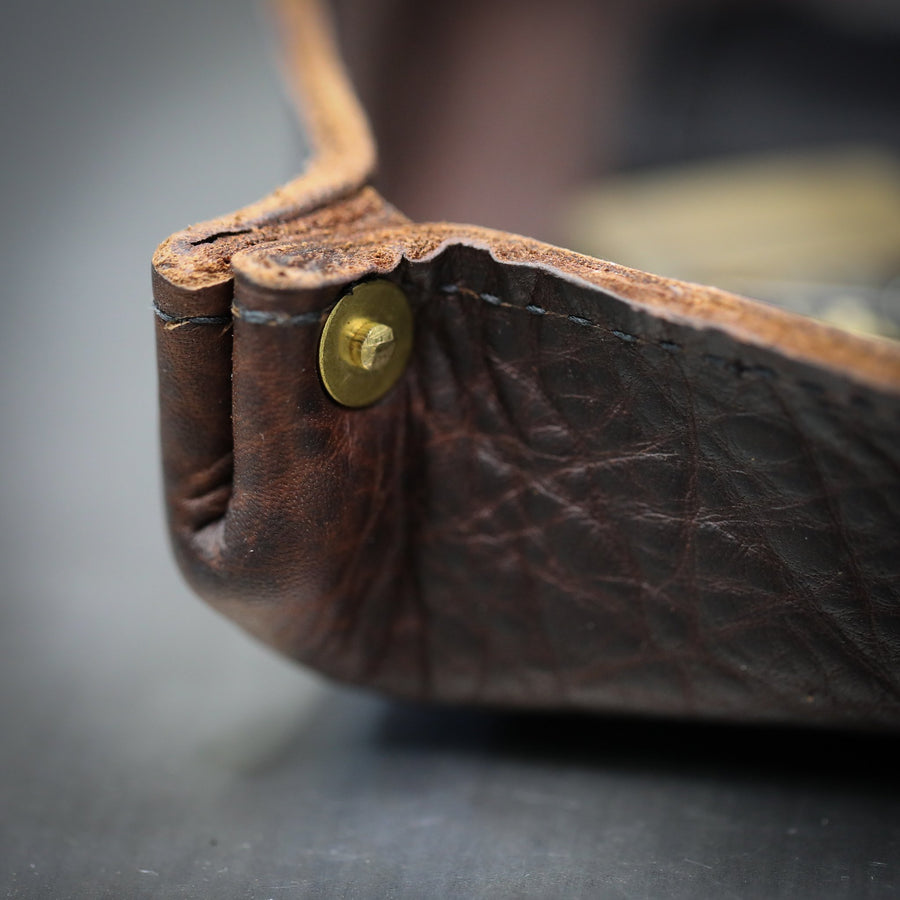 Leather Valet Tray - Cognac Valet Tray Ironsmith® 