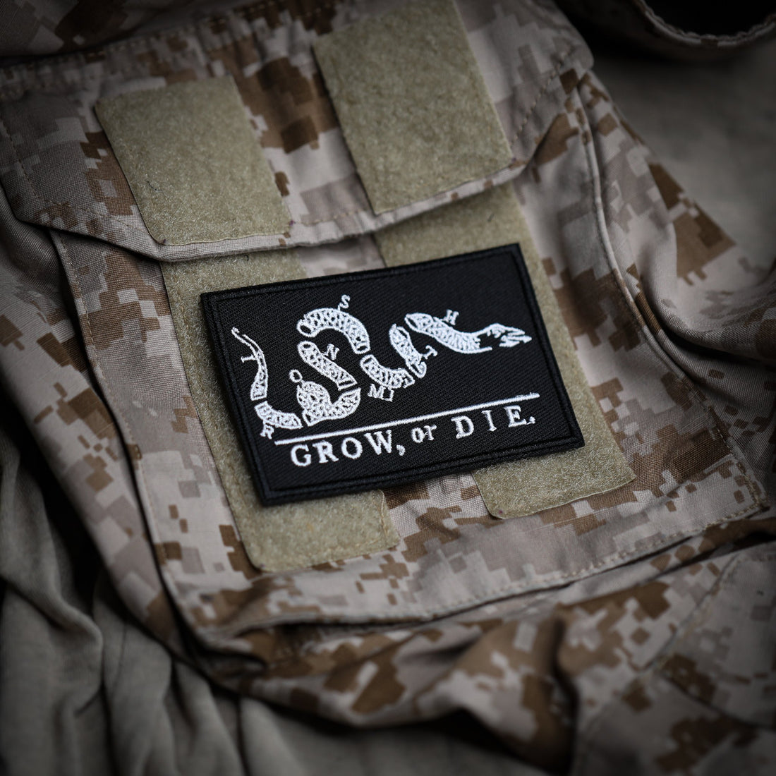 Grow Or Die Velcro Patch Patch Ironsmith 