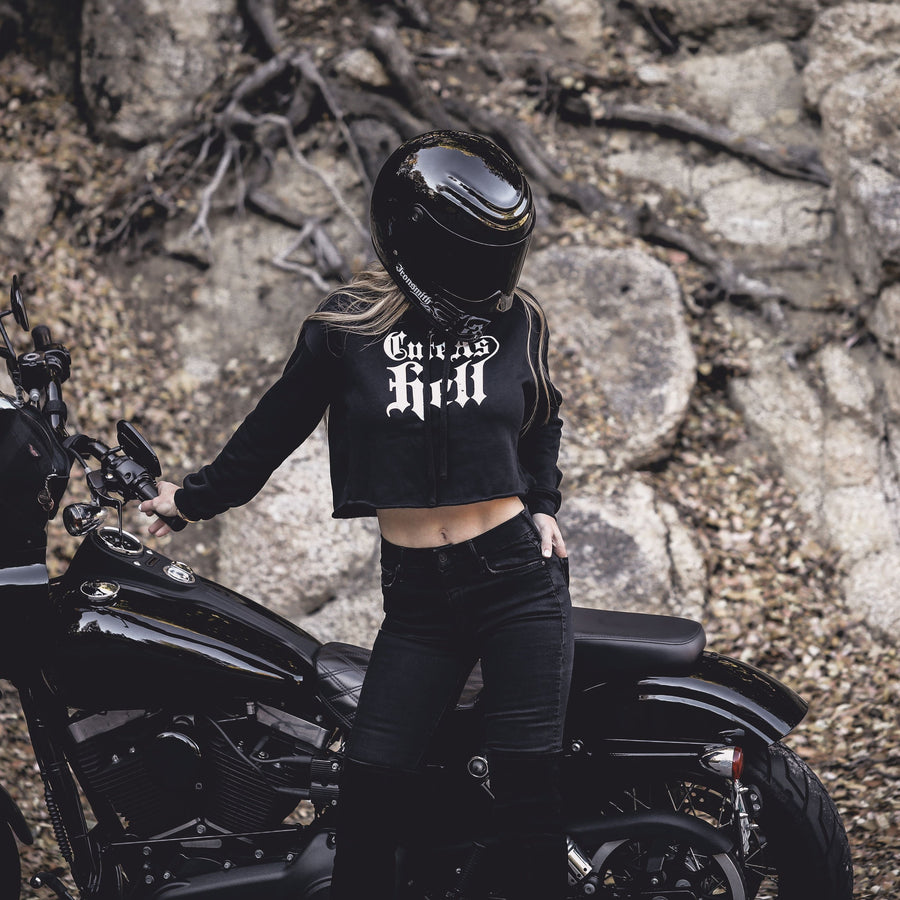 Cute As Hell Cropped Hoodie Crop Hoodie Ironsmith 